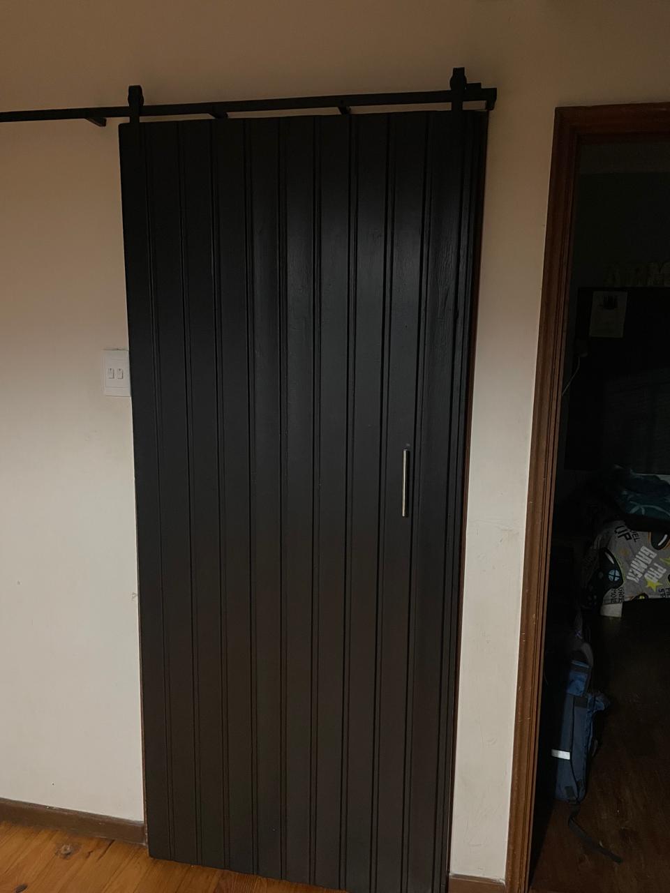 Second sliding wooden door project